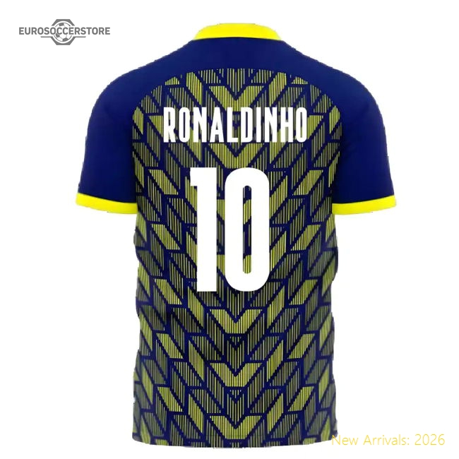 Brazil 2025-2026 Special Edition Concept Football Kit (Airo) (RONALDINHO 10)-Football Shirts Shop