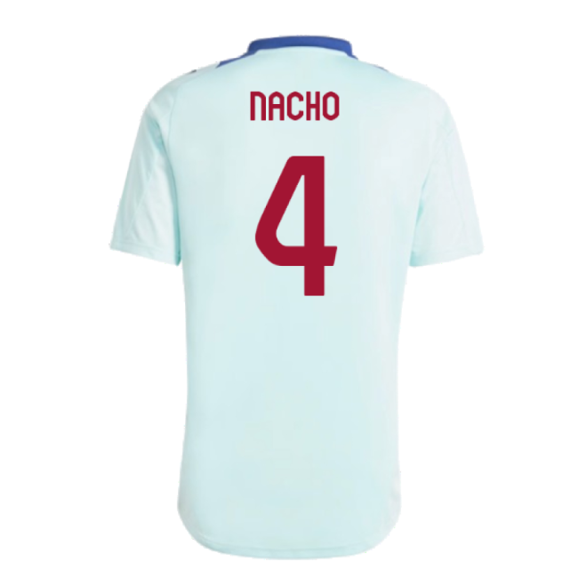 2024-2025 Spain Training Jersey (Halo Mint) (Nacho 4)-Football Shirts Shop