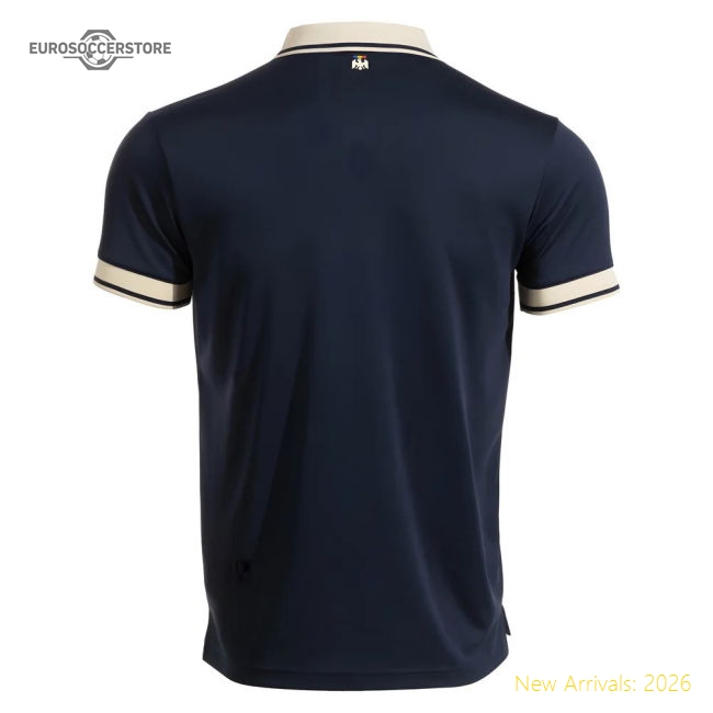 2025-2026 Romania Presentation Polo Shirt (Navy)-Football Shirts Shop