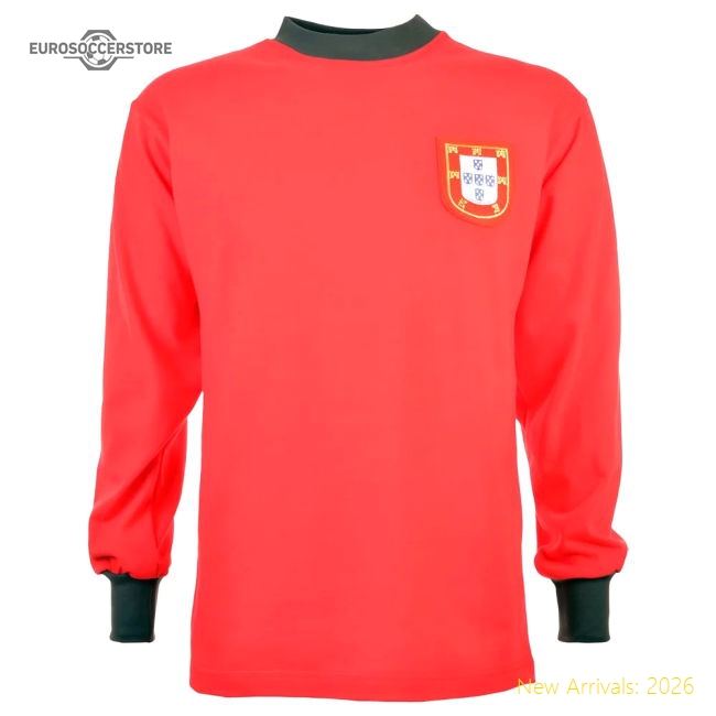Portugal 1966 World Cup Eusebio 13 Retro Football Shirt-Football Shirts Shop