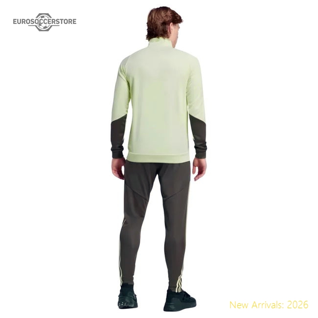 2025-2026 Real Madrid Tracksuit (Almost Lime)-Football Shirts Shop