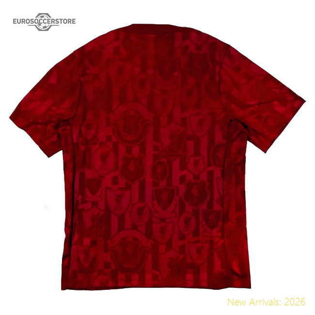 2024-2025 Liverpool Dri-Fit Pre-Match Shirt (Red)-Football Shirts Shop