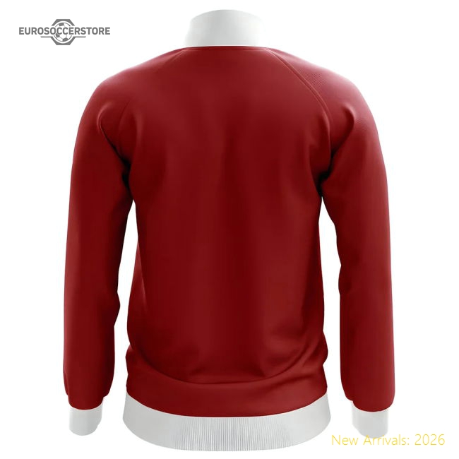 Egypt Concept Football Track Jacket (Red) - Kids-Football Shirts Shop