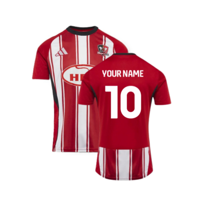 2025-2026 Exeter City Home Shirt (Your Name)-Football Shirts Shop