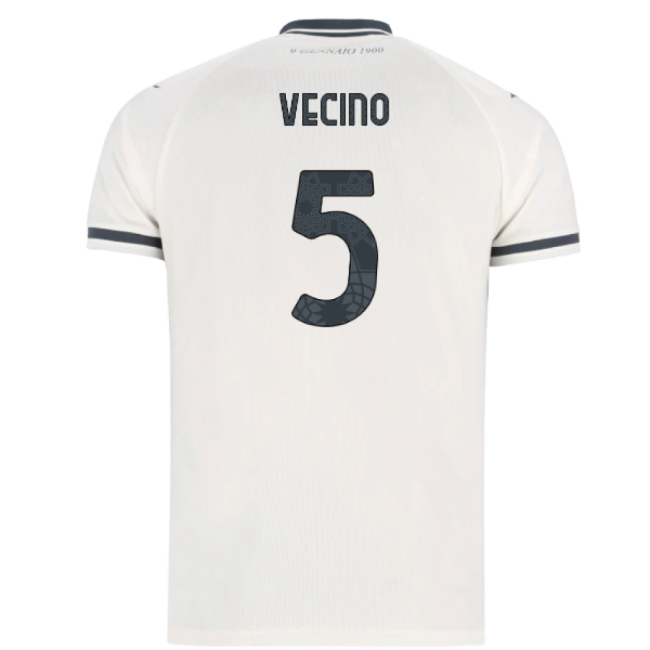 2025-2026 Lazio Away Shirt - Kids (Vecino 5)-Football Shirts Shop