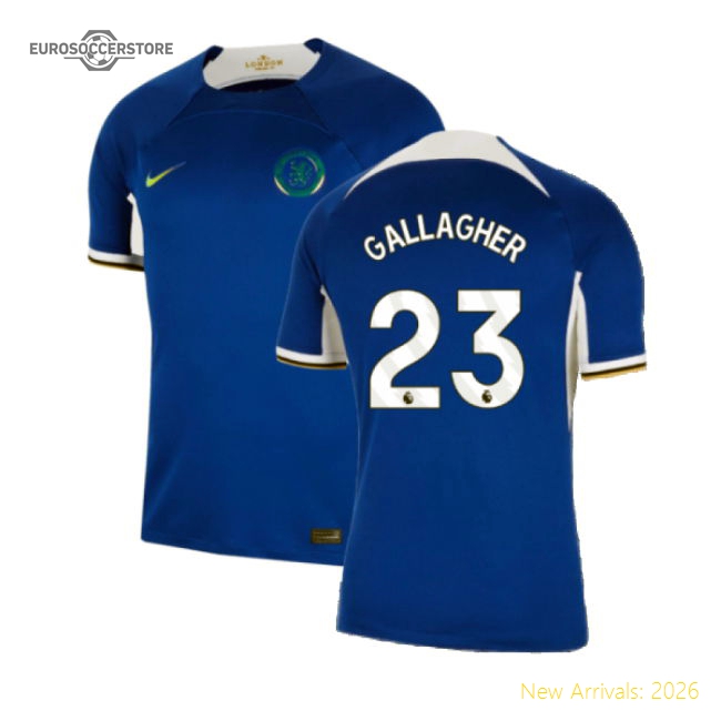 2023-2024 Chelsea Home Shirt (GALLAGHER 23)-Football Shirts Shop