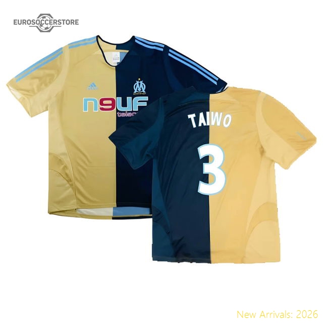 Marseille 2005-06 Third Shirt ((Excellent) L) (Taiwo 3)-Football Shirts Shop