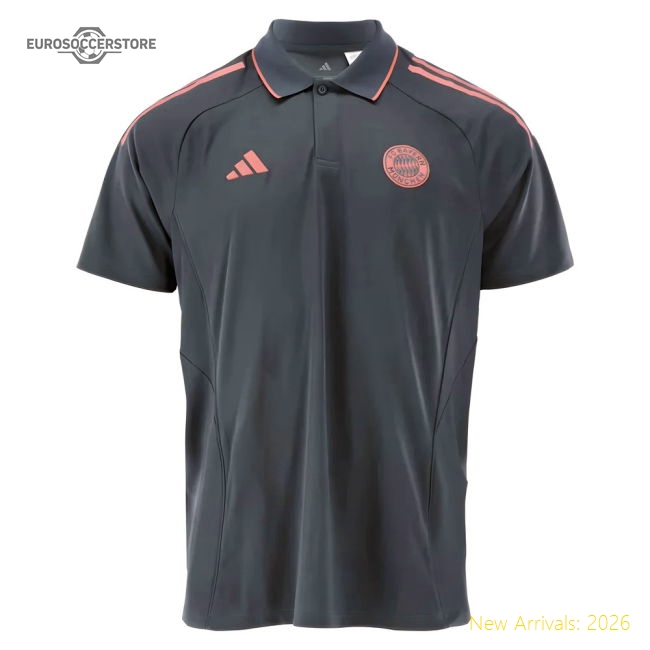2025-2026 Bayern Munich Polo Shirt (Bold Onix)-Football Shirts Shop