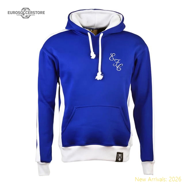 Everton Retro Hoodie (Blue)-Football Shirts Shop