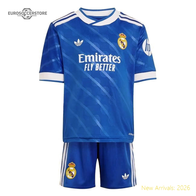 2025-2026 Real Madrid Third Youth Kit (Bellingham 5)-Football Shirts Shop