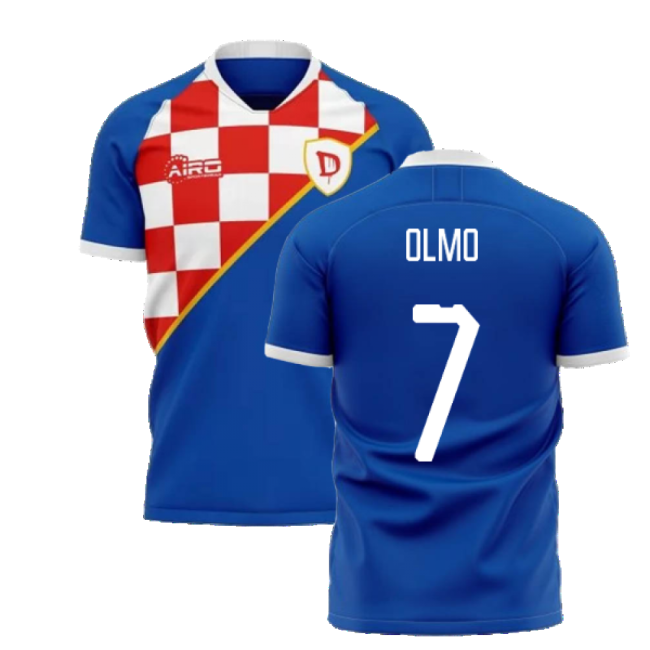 2025-2026 Dinamo Zagreb Home Concept Football Shirt (Olmo 7)-Football Shirts Shop