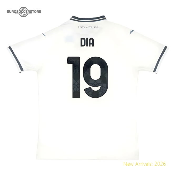 2025-2026 Lazio Away Shirt (Dia 19)-Football Shirts Shop