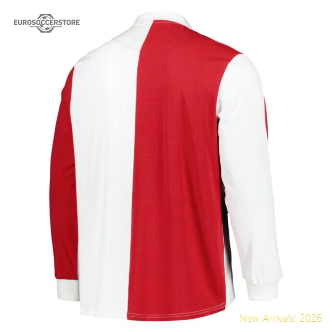 Sunderland Retro Rugby Long Sleeve Shirt (Red)-Football Shirts Shop
