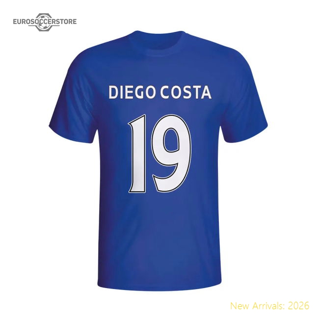 Diego Costa Chelsea Hero T-shirt (blue)-Football Shirts Shop