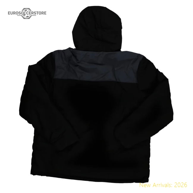 2023-2024 Newcastle Coaches Bench Jacket (Black)-Football Shirts Shop