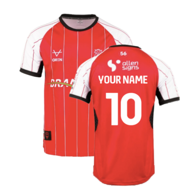 2024-2025 Lincoln City Home Shirt (Your Name)-Football Shirts Shop