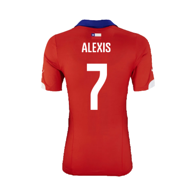 Chile 2014-15 Home Shirt ((Excellent) XL) (Alexis 7)-Football Shirts Shop