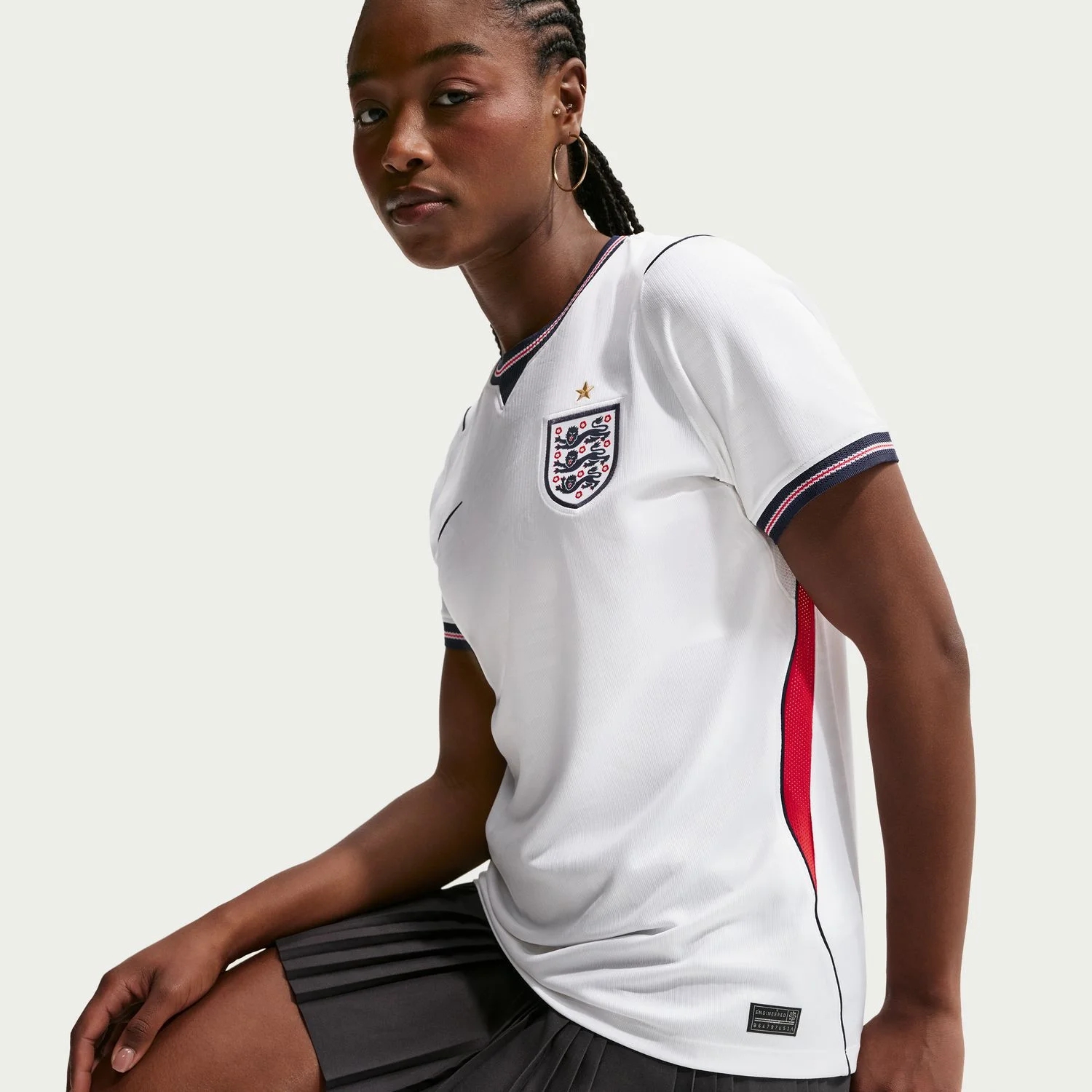 England 2026 Home Women's Jersey - Three Lionesses Heritage Kit-Soccer Shirts Store: 2026 World Cup Kits