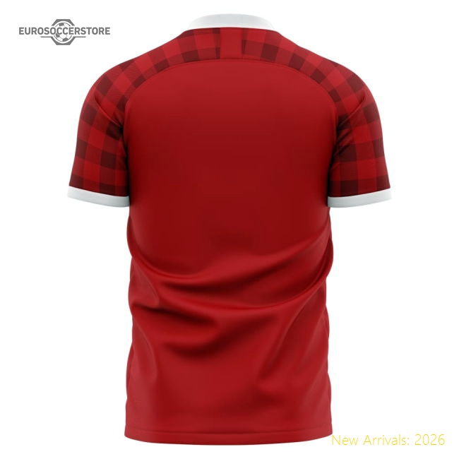 Stade De Reims 2025-2026 Home Uniform Stade Reims Concept Football Mat...-World Cup Jersey Hub - 2026 National Football Kits Store
