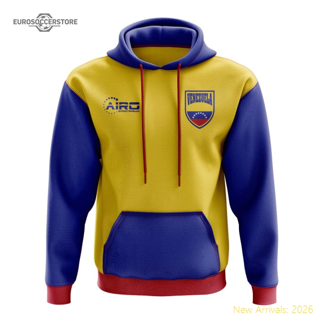 S,Venezuela Venezuela Concept Country Football Hoody (Yellow)-World Cup Jersey Hub - 2026 National Football Kits Store