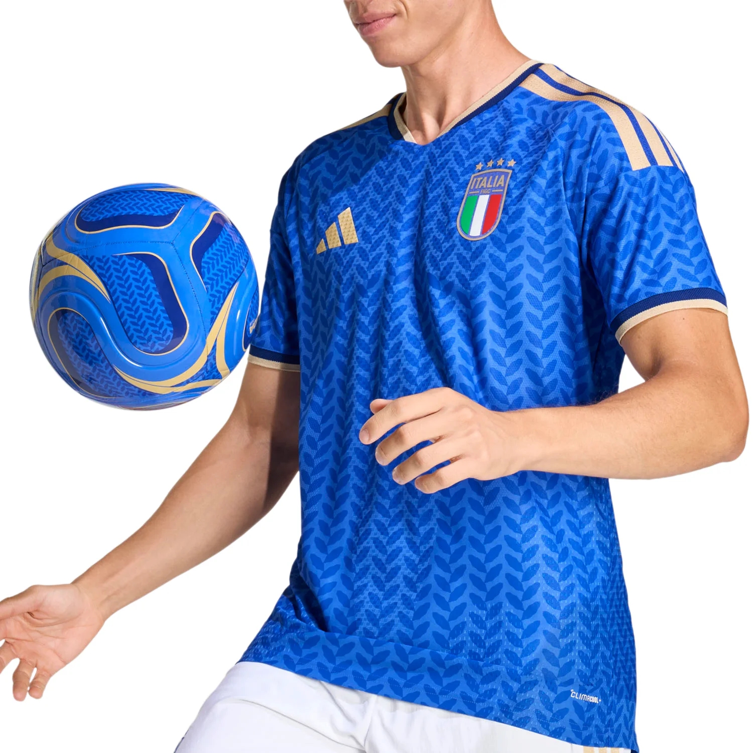 Italy 2026 Elite Home Jersey - Men's | Slim Fit Climacool+ Performance Football Shirt with Heritage Design-Soccer Shirts Store: 2026 World Cup Kits