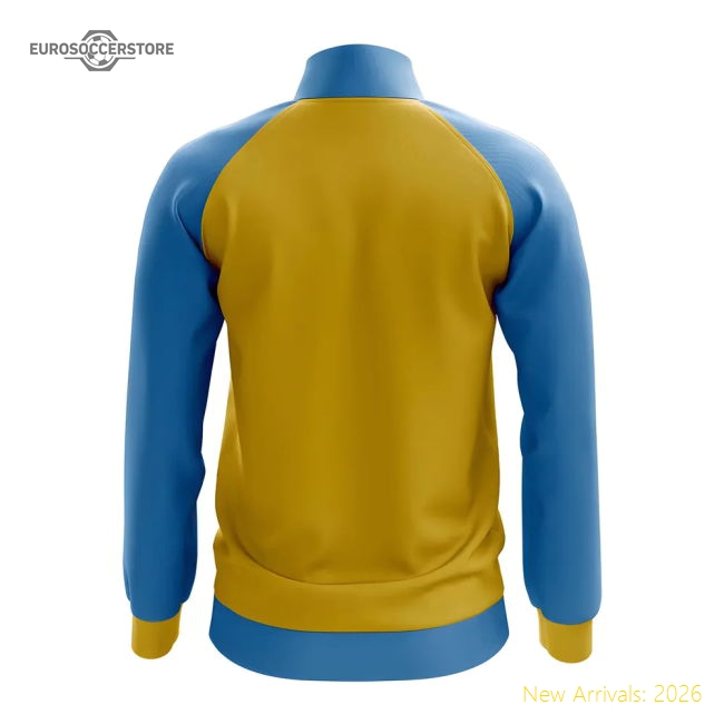 S,Tanzania Tanzania Concept Football Track Jacket (Yellow)-Soccer Shirts Store: 2026 World Cup Kits