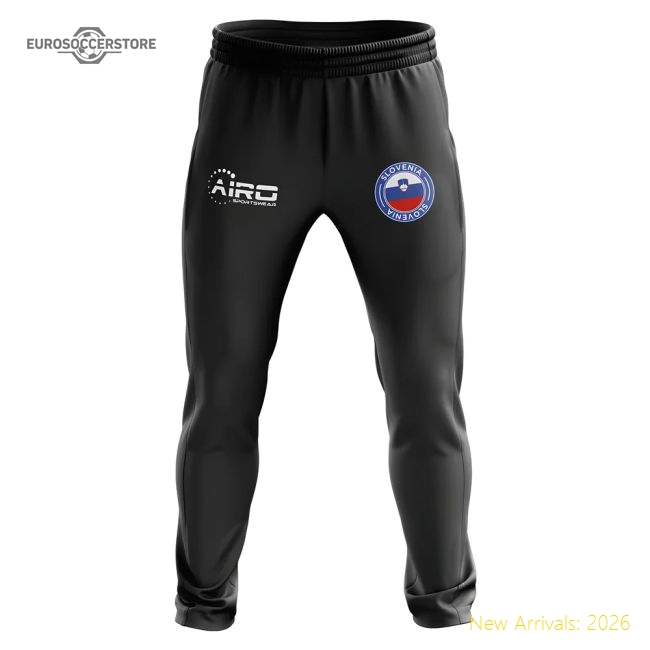 S,International Slovenia Concept Football Training Pants (Black)-Soccer Shirts Store: 2026 World Cup Kits