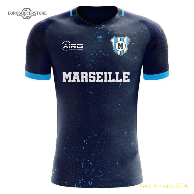 Marseille 2025-2026 Third Gear Marseille Concept Football Football Top-Soccer Shirts Store: 2026 World Cup Kits