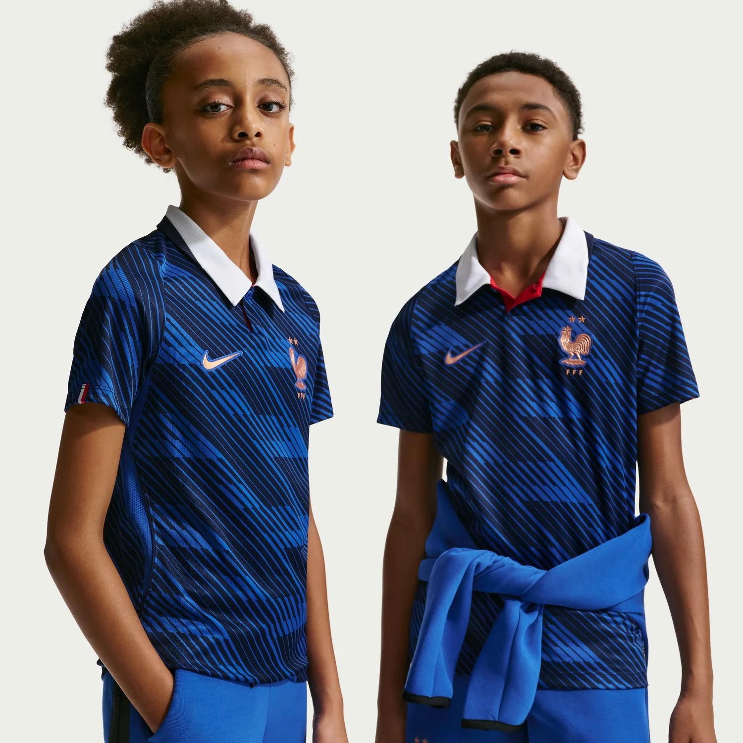 France 2026 Home Youth Jersey - Bleu de France Heritage Kit-Soccer Shirts Store: 2026 World Cup Kits