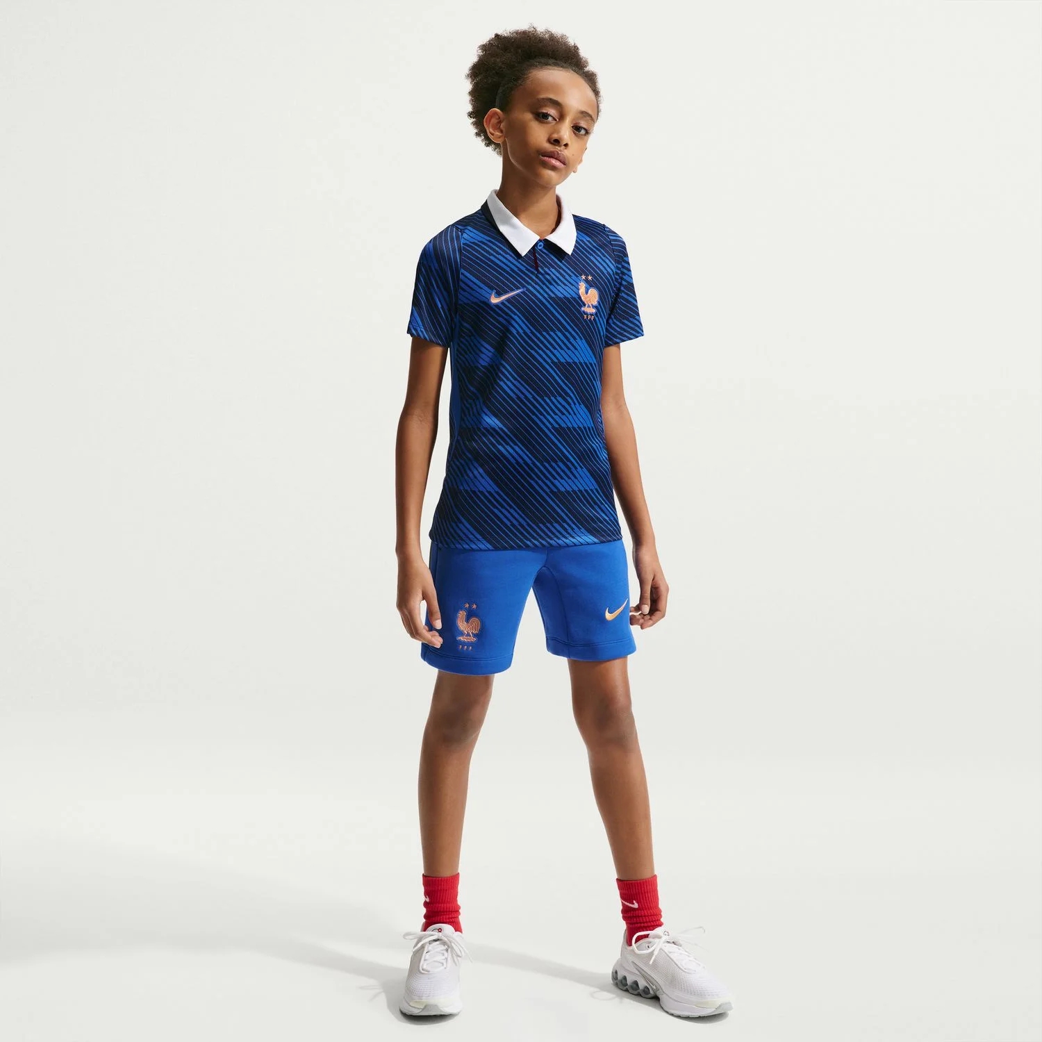 France 2026 Home Youth Jersey - Bleu de France Heritage Kit-Soccer Shirts Store: 2026 World Cup Kits