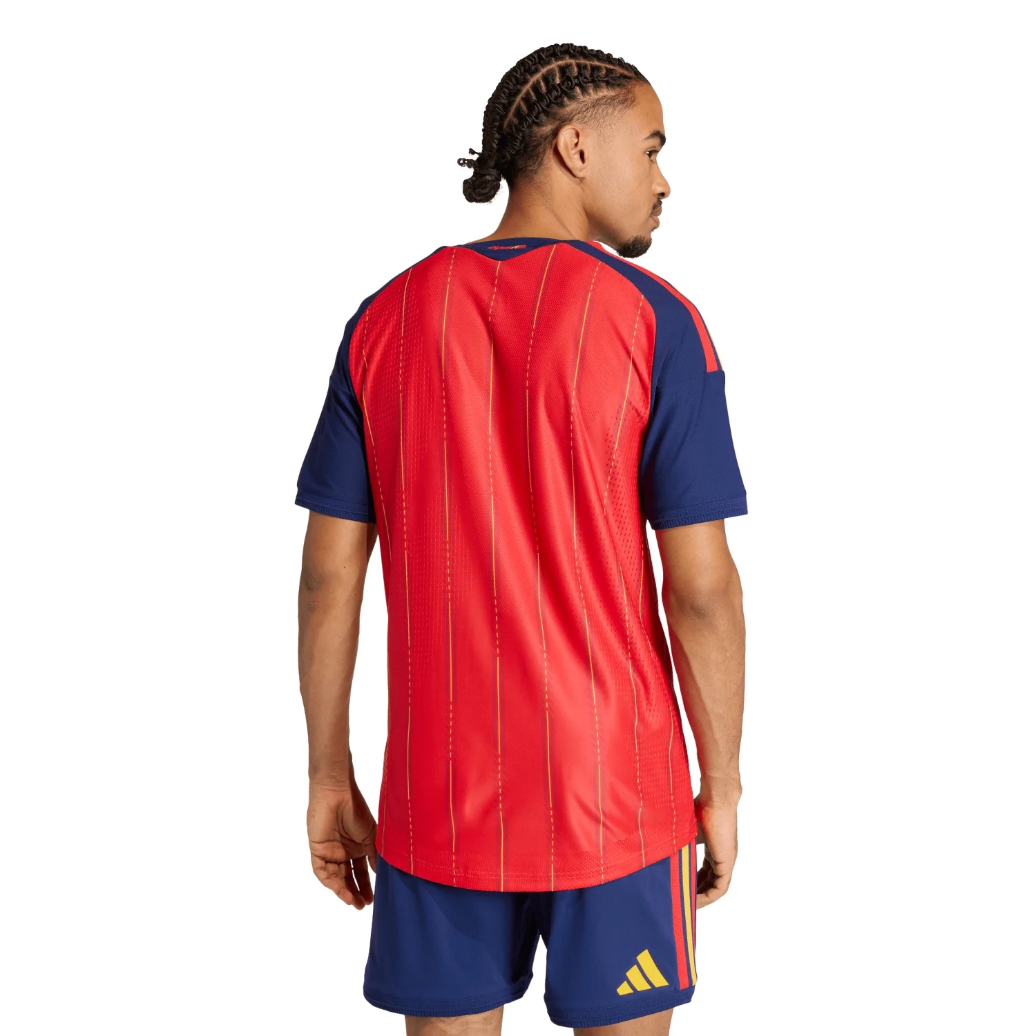 Spain 2026 Elite Home Jersey - Men's | Slim Fit Climacool+ Red Football Shirt with Jacquard Performance Design-Soccer Shirts Store: 2026 World Cup Kits