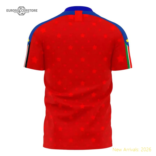 S,Sudan South Sudan 2025-2026 Away Kit Concept Football Kit (Libero)-World Cup Jersey Hub - 2026 National Football Kits Store
