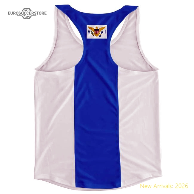 S,Us Virgin Islands U.S. Virgin Islands Flag Running Vest-World Cup Jersey Hub - 2026 National Football Kits Store