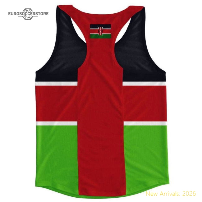 S,Kenya Game Ready Kenya Flag Running Vest Perfect For Cheering On Your-World Cup Jersey Hub - 2026 National Football Kits Store