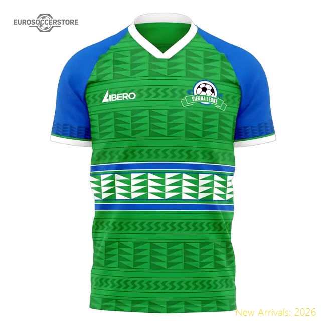 S,Sierra Leone Sierra Leone 2025-2026 Home Kit Concept Football Kit...-World Cup Jersey Hub - 2026 National Football Kits Store