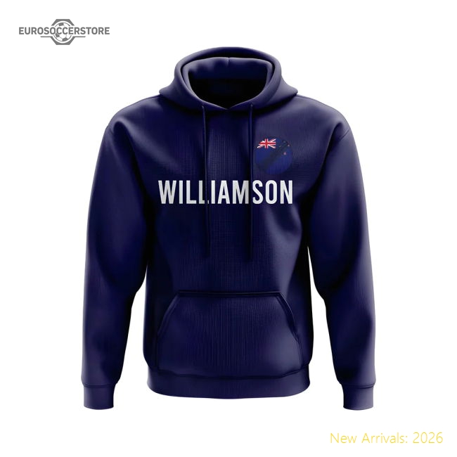 S,New Zealand Kane Williamson New Zealand Name Hoody (Navy)-World Cup Jersey Hub - 2026 National Football Kits Store