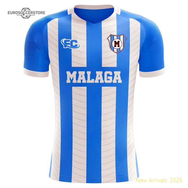 Malaga 2019-2020 Home Uniform Womens Football Football Top-Soccer Shirts Store: 2026 World Cup Kits