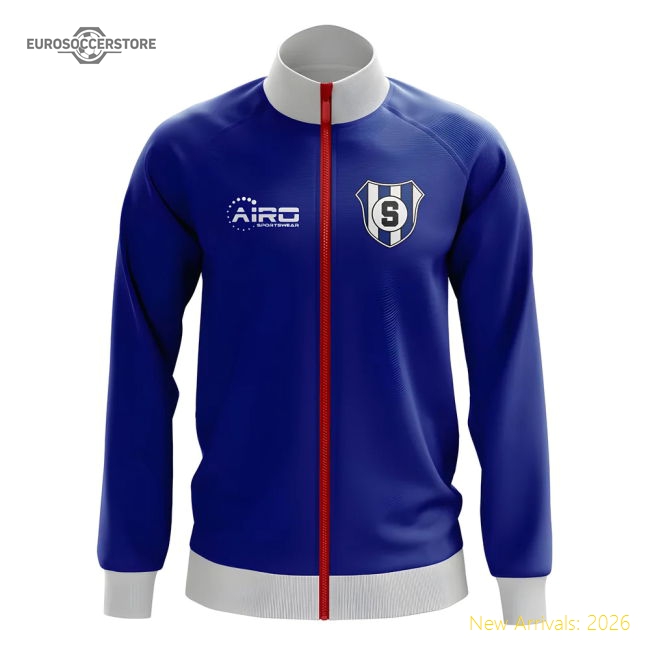 S,Serie A Sampdoria Concept Football Track Jacket (Blue)-World Cup Jersey Hub - 2026 National Football Kits Store