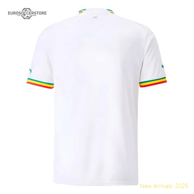 S,Senegal Match Day 2022-2023 Senegal Home Kit Shirt (Sarr 18)-Soccer Shirts Store: 2026 World Cup Kits