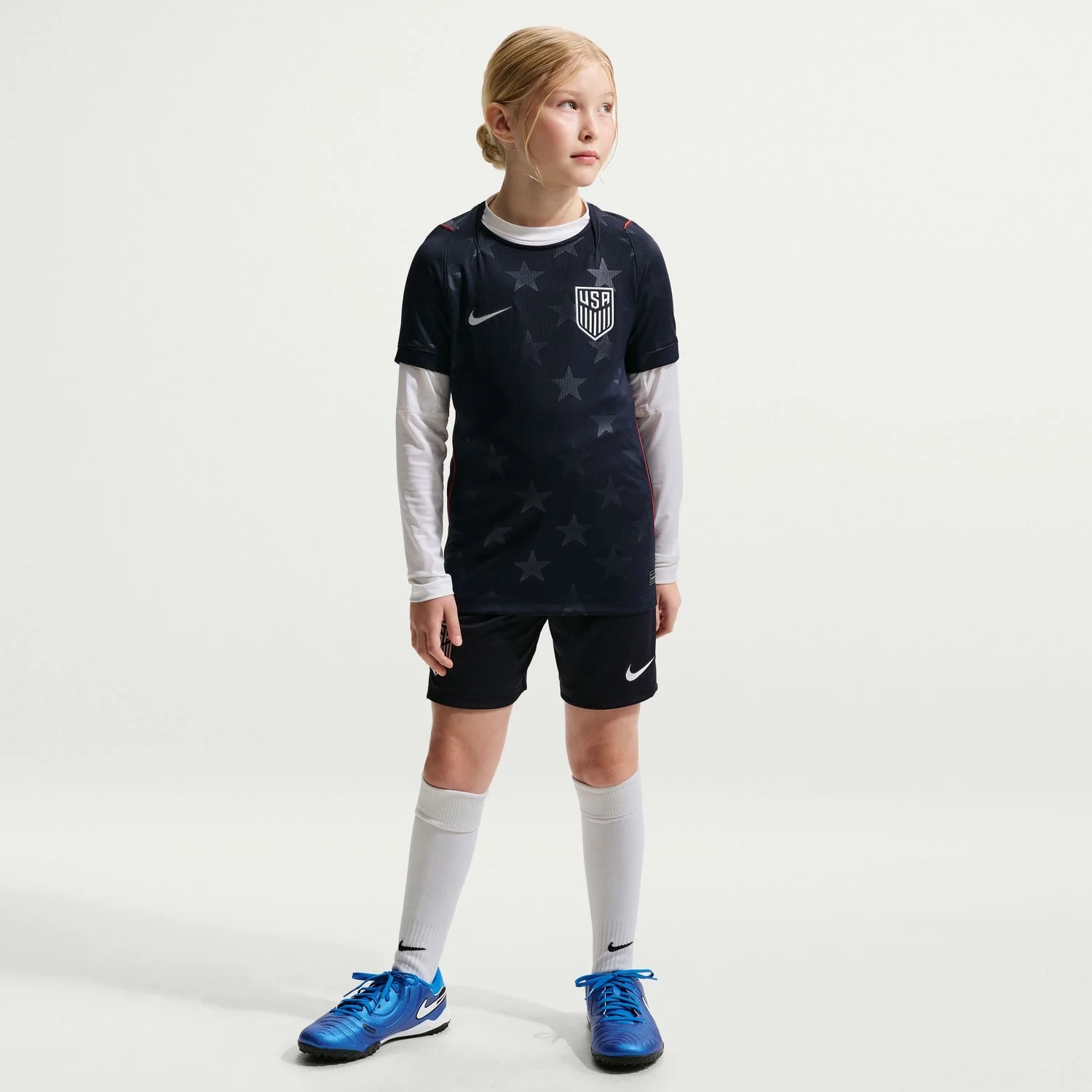 USA 2026 Away Side Junior Kit - Obsidian Star Edition Kit-Soccer Shirts Store: 2026 World Cup Kits