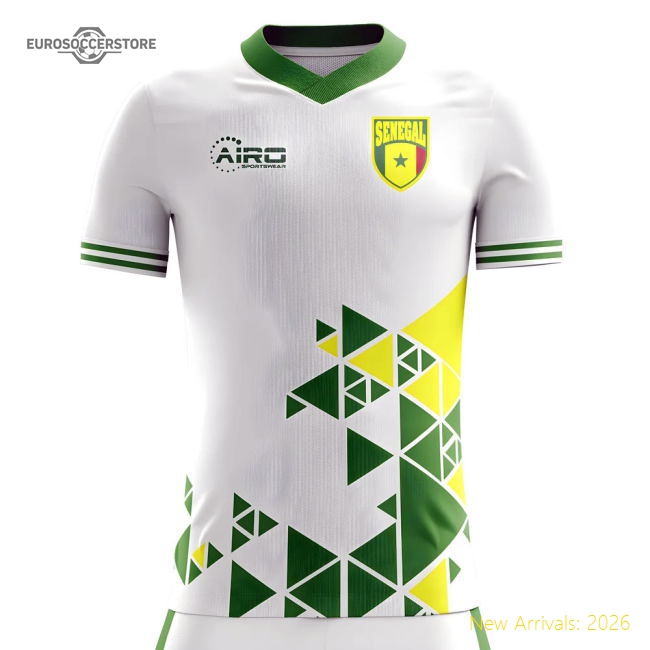 S,Senegal 2025-2026 Senegal Home Kit Concept Football Shirt - Baby-Soccer Shirts Store: 2026 World Cup Kits