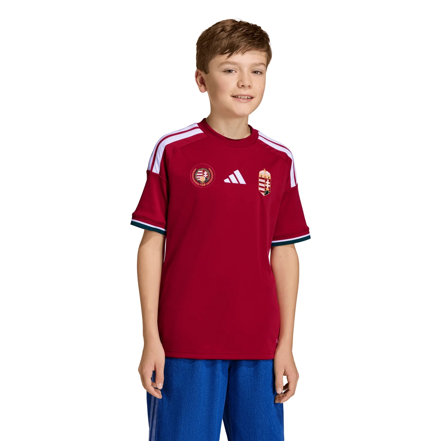 Hungary 2026 Youth Home Jersey | Kids Football Shirt Climacool Heritage Kit-Soccer Shirts Store: 2026 World Cup Kits