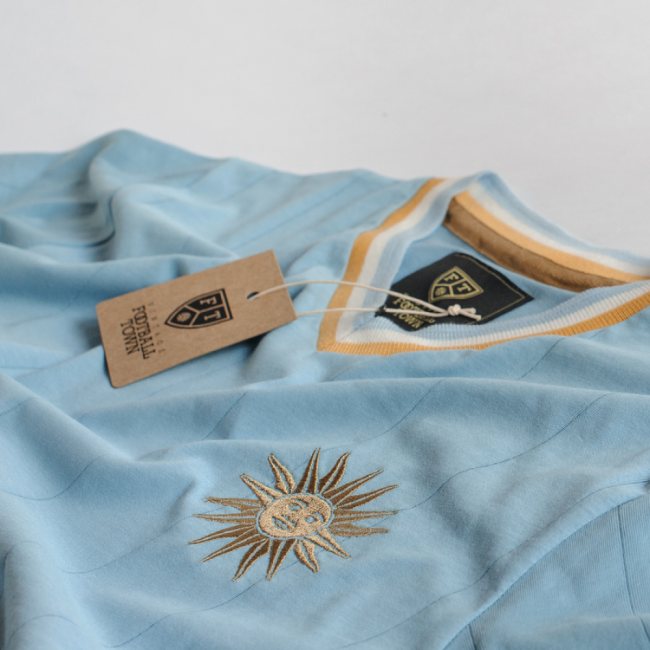 S,Uruguay Game Ready Vintage Uruguay La Celeste Football Kit-Soccer Shirts Store: 2026 World Cup Kits