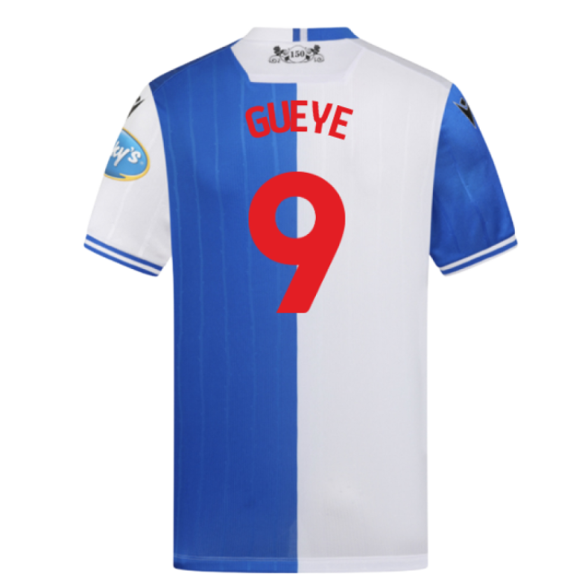 Club Teams,Blackburn 2025-2026 Blackburn Rovers Home Shirt (Gueye 9)-World Cup Jersey Hub - 2026 National Football Kits Store