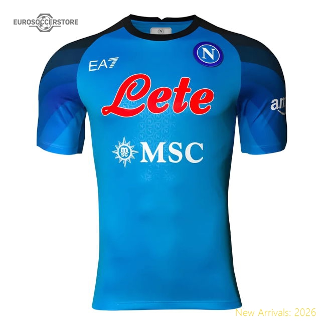 Napoli 2022-2023 Home Uniform Player Version Football Jersey-World Cup Jersey Hub - 2026 National Football Kits Store