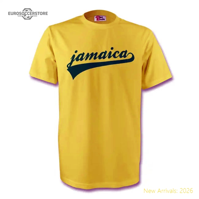 S,Jamaica Game Ready Jamaica Signature Tee (Yellow) Perfect For Cheering-World Cup Jersey Hub - 2026 National Football Kits Store