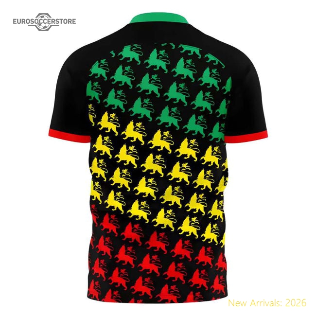 S,Ethiopia Ethiopia 2025-2026 Away Kit Concept Football Kit (Libero)-World Cup Jersey Hub - 2026 National Football Kits Store