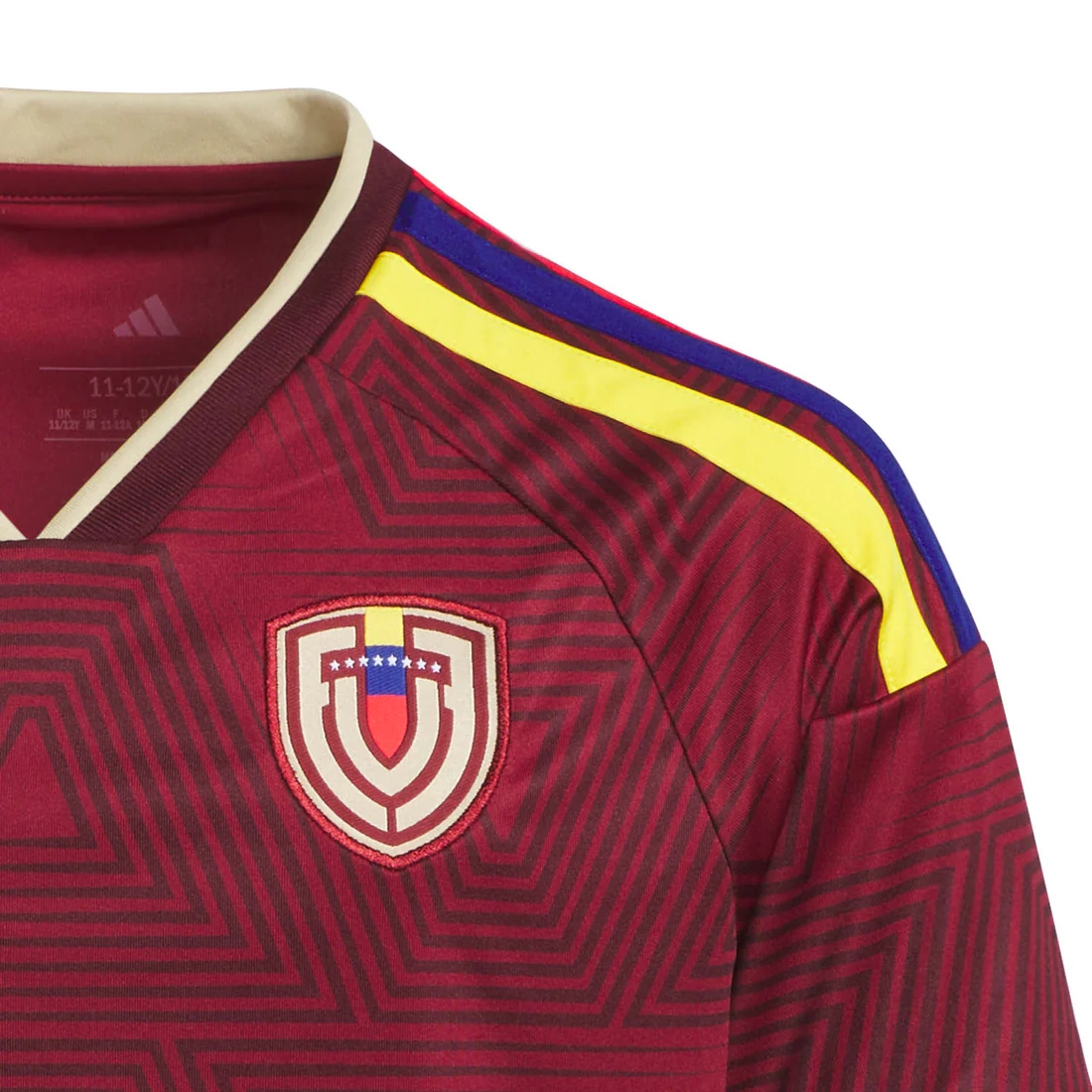 Venezuela 2026 Home Side Junior Team Shirt - La Vinotinto Junior Mountain Kit-Soccer Shirts Store: 2026 World Cup Kits