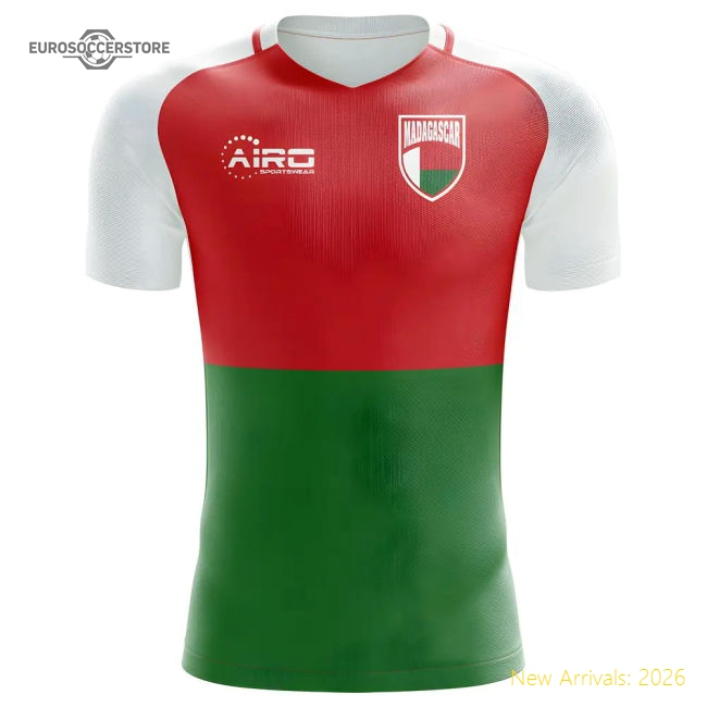 S,Madagascar 2025-2026 Madagascar Home Kit Concept Football Shirt-World Cup Jersey Hub - 2026 National Football Kits Store