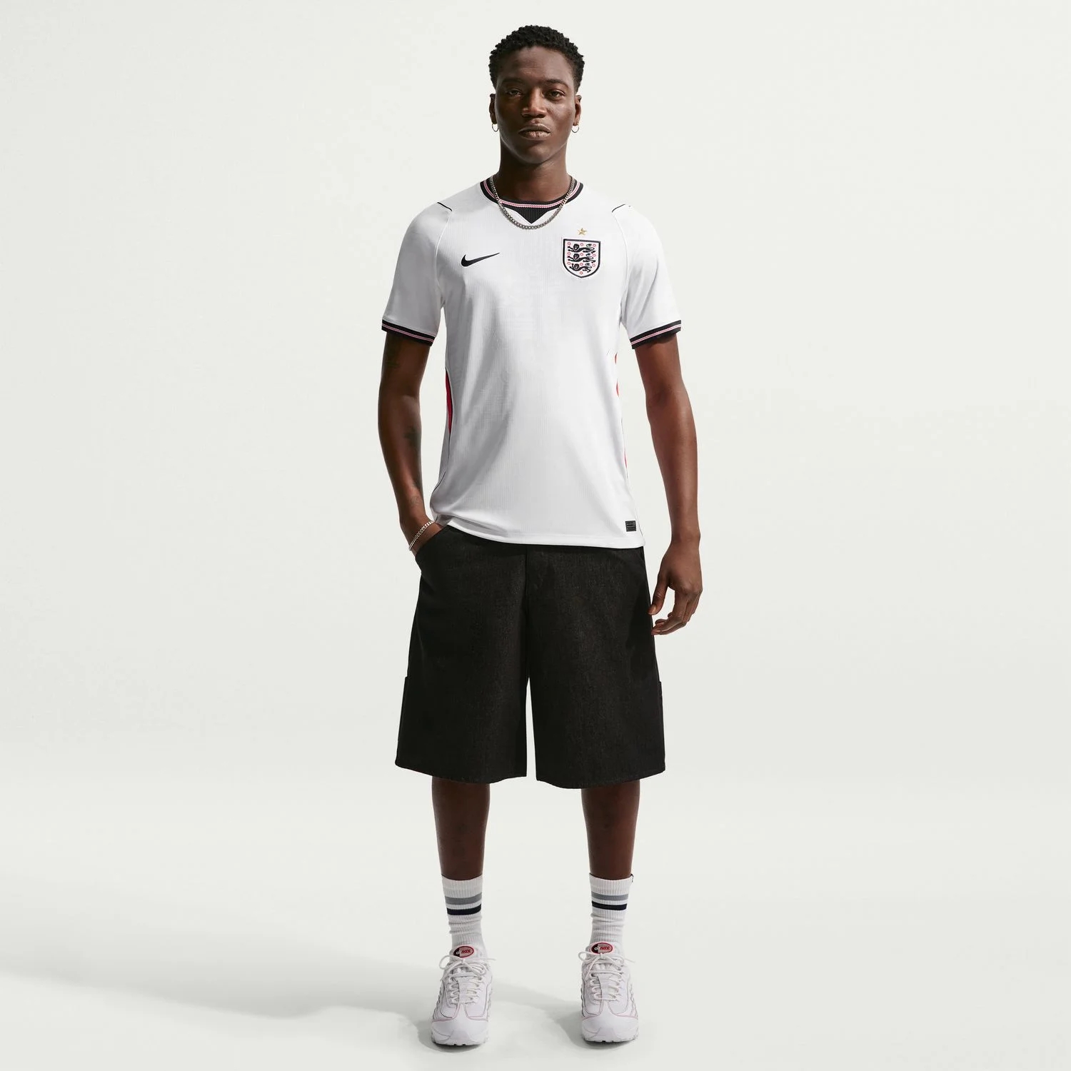 England 2026 Home Men's Jersey - Three Lions White Fan Kit-Soccer Shirts Store: 2026 World Cup Kits